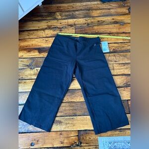 Elegant Black Cropped Pants